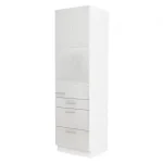 Nézd meg most Niki 41 konyha 60 DKS-210 3S 1F prémium box fényes fehér